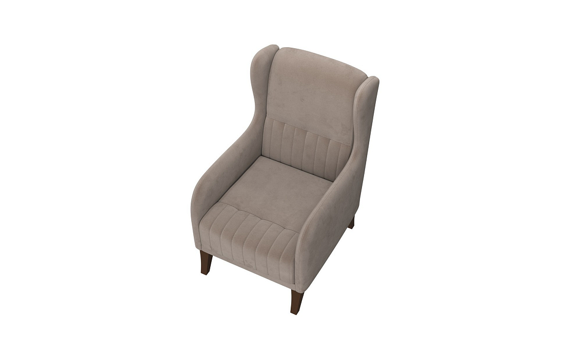 Евромагнат М / Кресло для отдыха велюр тенерифе хумус